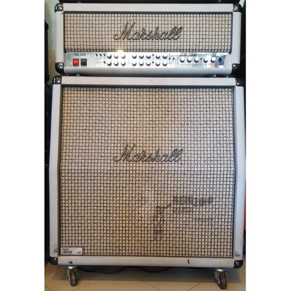 marshall jcm 2000 tsl 100 + cassa cabinet 4x12 grey 1960 A