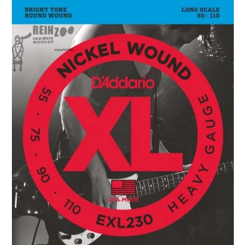 D'Addario EXL230 Set Corde Basso EXL