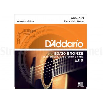 D'ADDARIO EJ10 80/20 Bronze