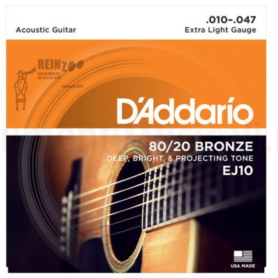 D’ADDARIO EJ10 80/20 Bronze