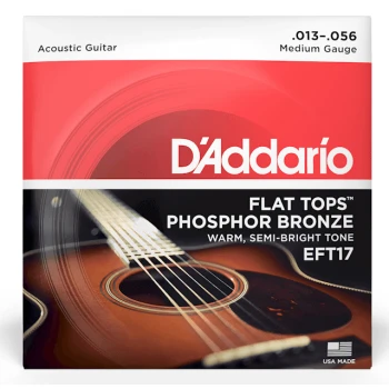D'ADDARIO EFT17 Flat Tops Medium 13-56
