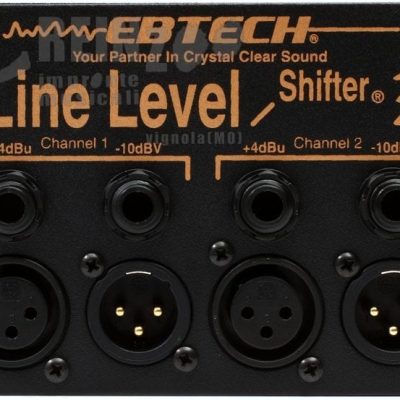 Ebtech LLS-2-XLR 2-channel Line Level Shifter with XLR