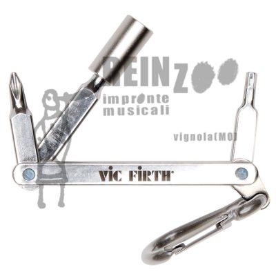 Vic Firth VICKEY 3 – Chiave per Batteria Multifunzione