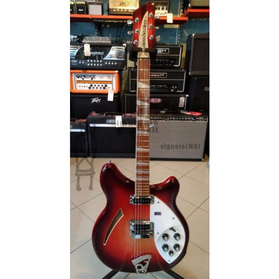 RICKENBACKER 360 FIREGLO Chitarra elettrica (PLETTRI MUTA DI CORDE IN OMAGGIO) Mint (2009) -usato in garanzia-