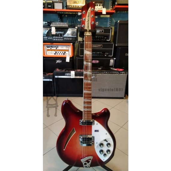 RICKENBACKER 360 FIREGLO Chitarra elettrica (PLETTRI MUTA DI CORDE IN OMAGGIO) Mint (2009) -usato in garanzia-