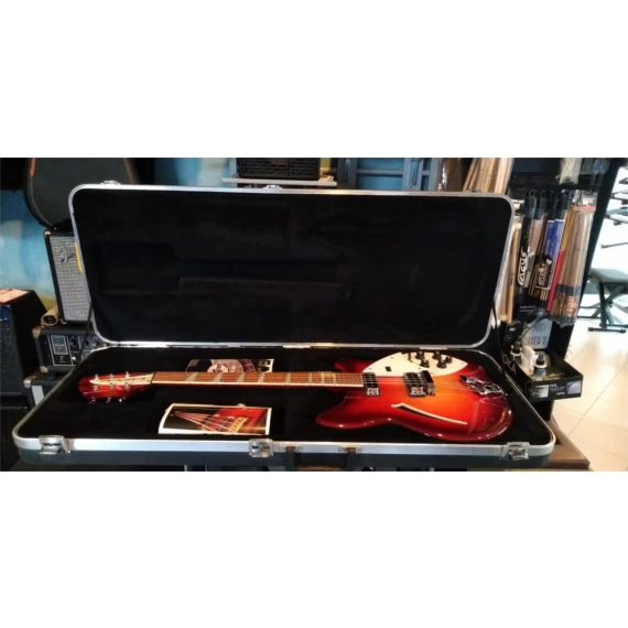 RICKENBACKER 360 FIREGLO Chitarra elettrica (PLETTRI MUTA DI CORDE IN OMAGGIO) Mint (2009) -usato in garanzia- - immagine 4