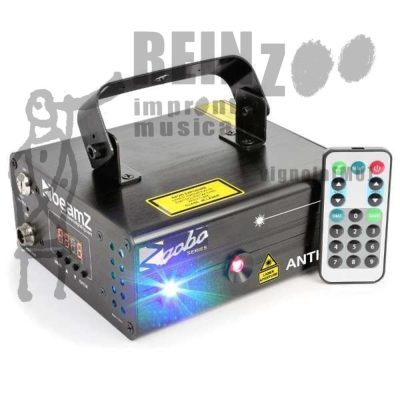 BeamZ Anthe II Double Laser 600mW RGB Gobo DMX IRC