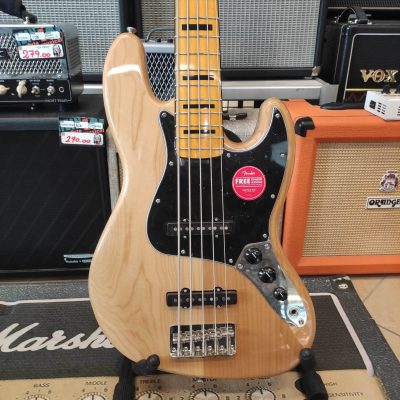SQUIER Classic Vibe ’70s Jazz Bass V, Natural.