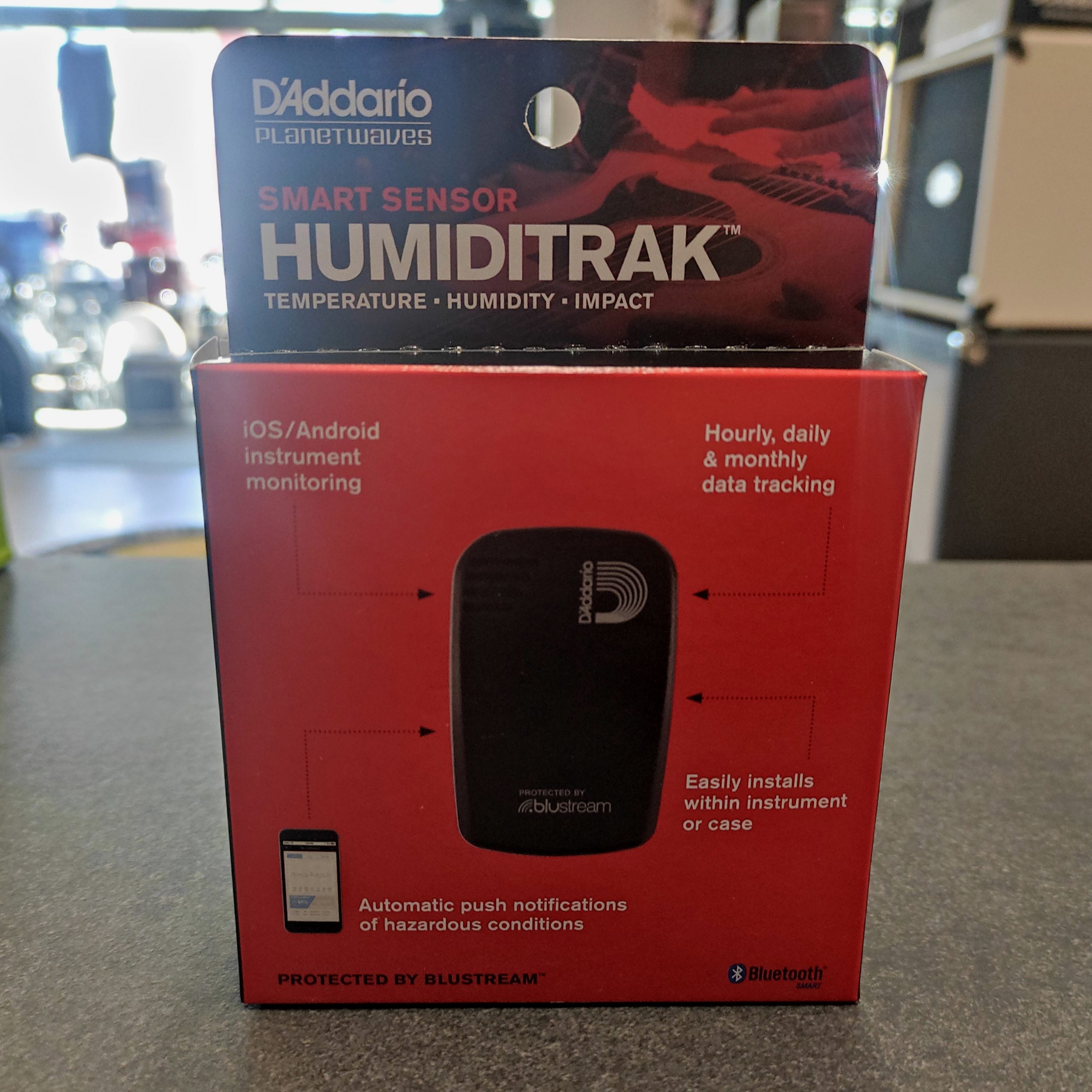 D'Addario Humiditrak Bluetooth Humidity and Temperature Sensor