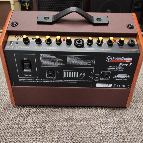 AUDIODESIGN PRO GIPSY 8 AMPLIFICATORE PER CHITARRA ACUSTICA - immagine 3