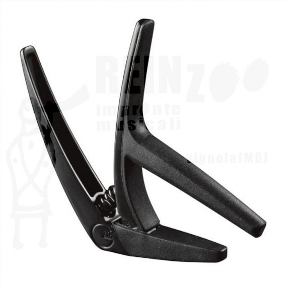 G7TH - Nashville 6 String Black Capo