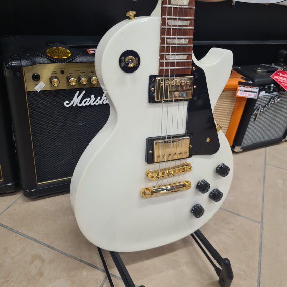 GIBSON LES PAUL STUDIO WHITE -USATO IN GARANZIA- - immagine 2