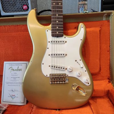 FENDER CUSTOM SHOP 50th ANNIVERSARY ’60 STRAT Relic GOLD METALLIC MP (2004)