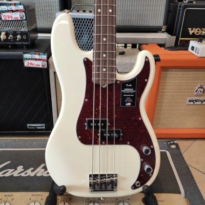 FENDER American Professional II Precision Bass Olympic White