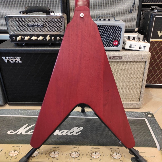GIBSON Flying V Faded Worn Cherry 2012 -USATO IN GARANZIA- - immagine 3