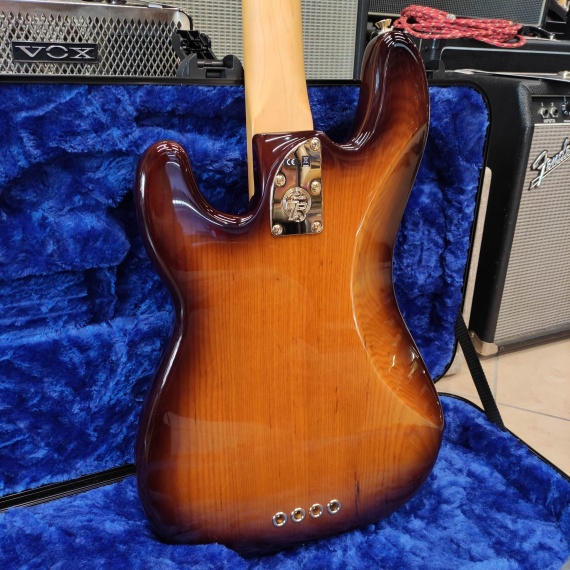 FENDER 75th Anniversary Commemorative Precision Bass 2-Color Bourbon Burst - immagine 3