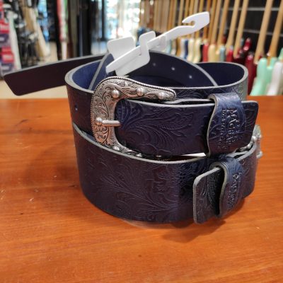 MAGRABO Twin Buckle TC Embossed Flores Blu