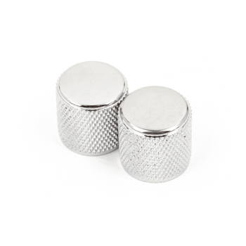 FENDER Telecaster Precision Bass Knurled Knobs Chrome