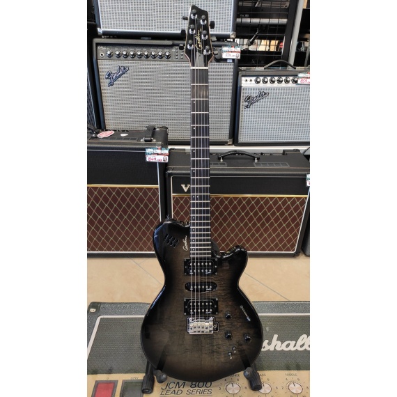 GODIN XTSA Piezo Midi Trans Black Flame -USATO IN GARANZIA- - immagine 9