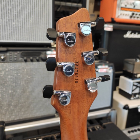 GODIN XTSA Piezo Midi Trans Black Flame -USATO IN GARANZIA- - immagine 6