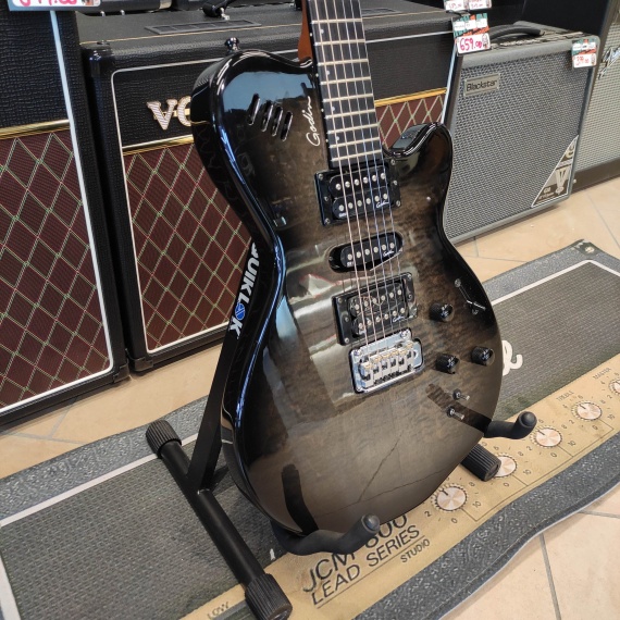 GODIN XTSA Piezo Midi Trans Black Flame -USATO IN GARANZIA- - immagine 4