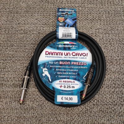 REFERENCE “Dammi un cavo” jack jack 90° mm 2,25m