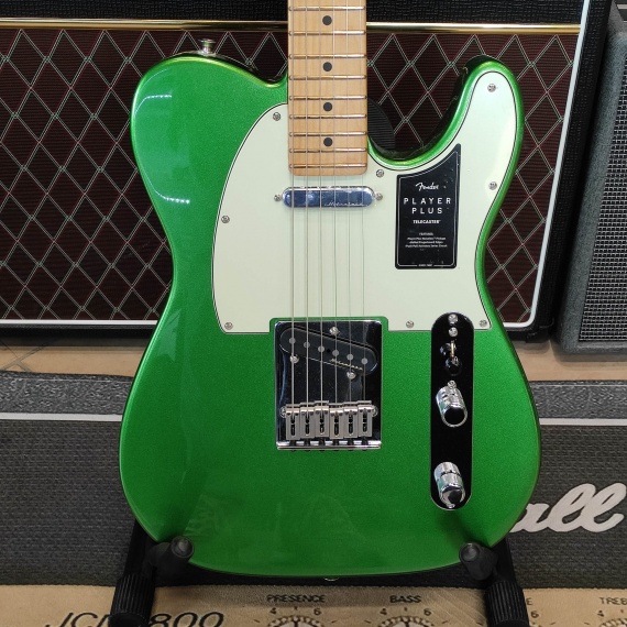 FENDER Player Plus Telecaster Cosmic Jade - EX DEMO -