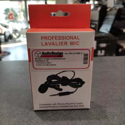AUDIODESIGN PRO PA LV USB C Lavalier