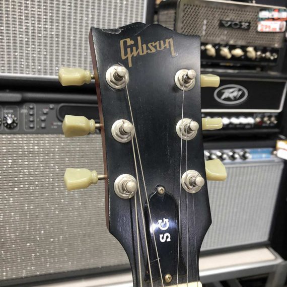 GIBSON SG Special Crescent Moon Faded Cherry Finish 2002 -USATO IN GARANZIA- - immagine 5