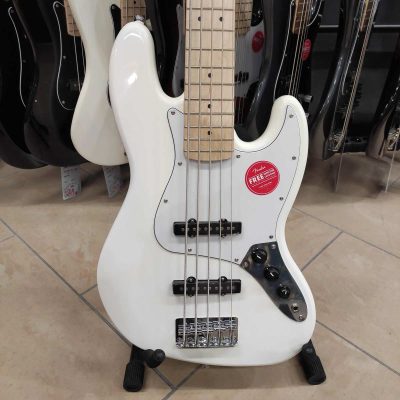 SQUIER Affinity Series Jazz Bass V Olympic White