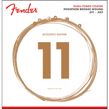 FENDER Dura-Tone Coated Phosphor Bronze 11-52