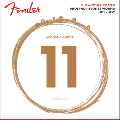 FENDER Dura-Tone Coated Phosphor Bronze 11-52