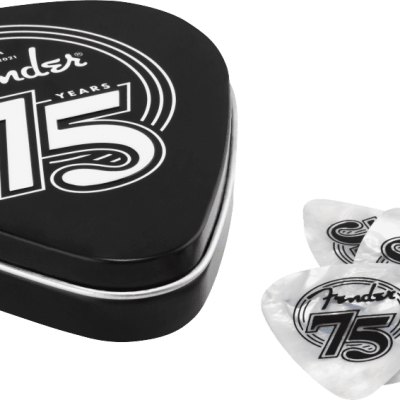 FENDER 75th Anniversary Pick Tin 18 Plettri