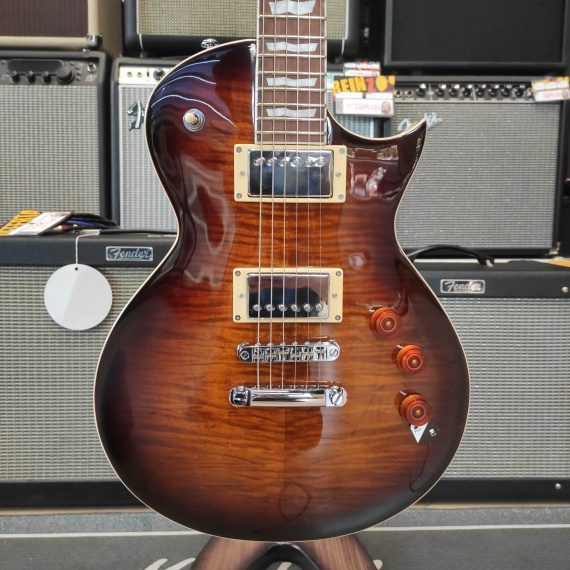 LTD EC−256FM Dark Brown Sunburst