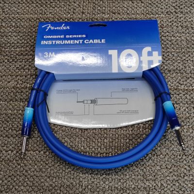 FENDER 10′ Ombré Instrument Cable Belair Blue 3M