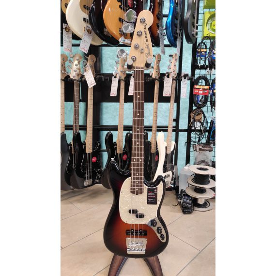 FENDER American Performer Mustang Bass Sunburst - immagine 7