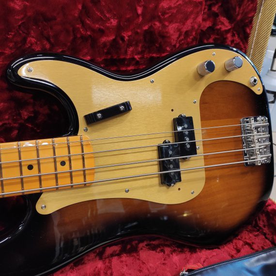 FENDER American Original '50s Precision Bass 2-Color Sunburst - immagine 2