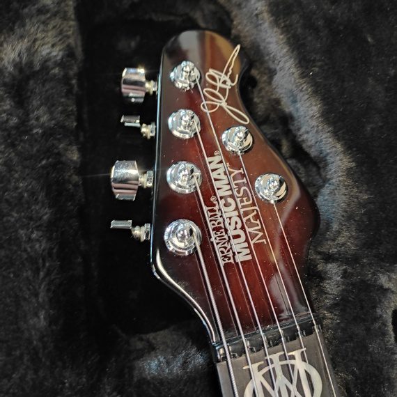 MUSICMAN Majesty Dark Roasted Ebony ( 2019 ) - USATO IN GARANZIA - - immagine 8