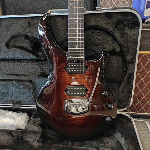 MUSICMAN Majesty Dark Roasted Ebony ( 2019 ) - USATO IN GARANZIA -