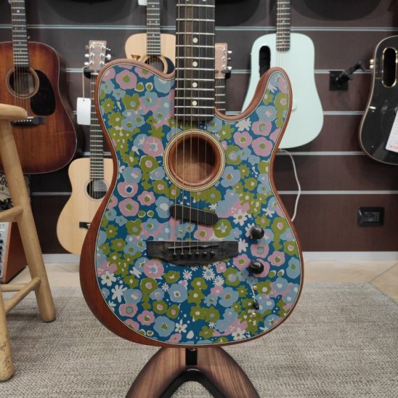 FENDER American Acoustasonic Telecaster Blue Flower - EX DEMO -