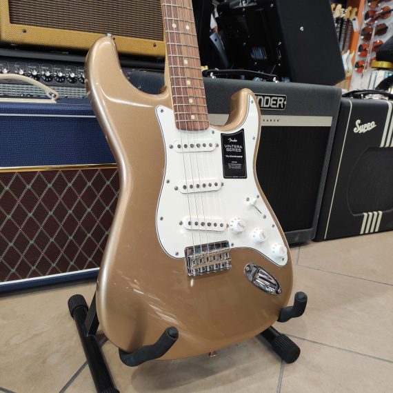 FENDER Vintera '70s Stratocaster Hardtail Firemist Gold - USATO IN GARANZIA - - immagine 2