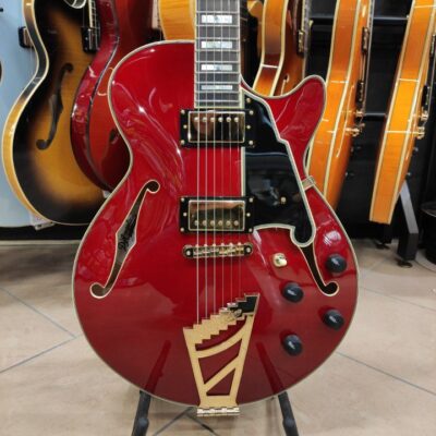 D’ANGELICO EXCEL SS Trans Cherry (with stairstep tailpiece)