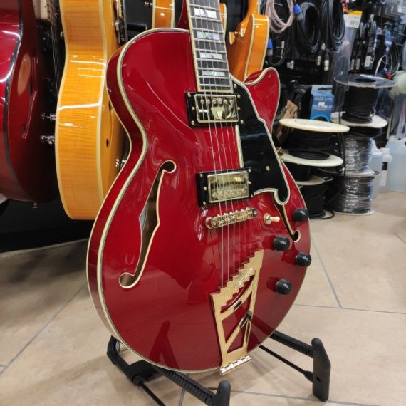 D'ANGELICO EXCEL SS Trans Cherry (with stairstep tailpiece) - immagine 2