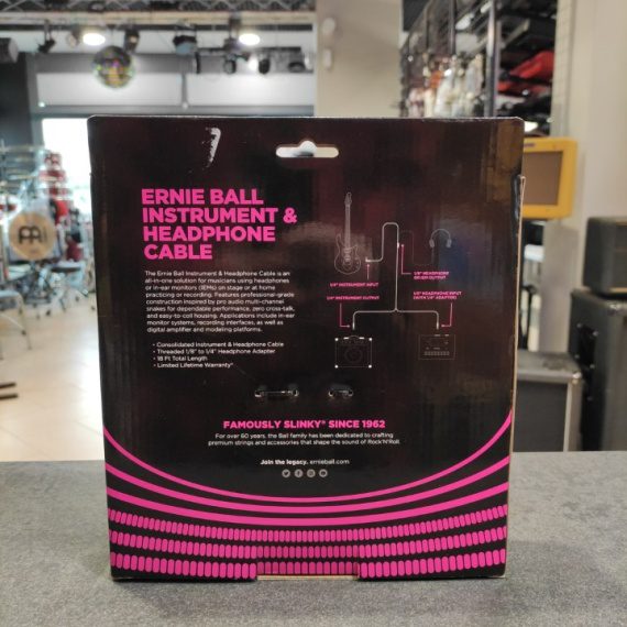 ERNIE BALL 6411 cavo assemblato per strumento e cuffia. - immagine 2