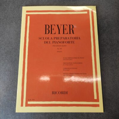 BEYER F.  SCUOLA PREPARATORIA DEL PIANOFORTE OP. 101