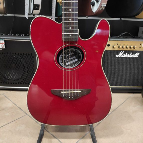 FENDER Telecoustic Wine Red - USATO IN GARANZIA -