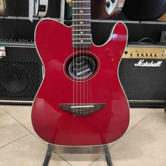 FENDER Telecoustic Wine Red - USATO IN GARANZIA -