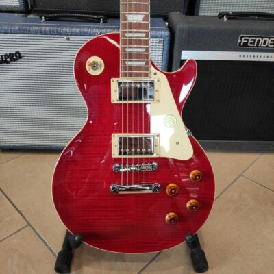 TOKAI LP Style Flame See Through Red