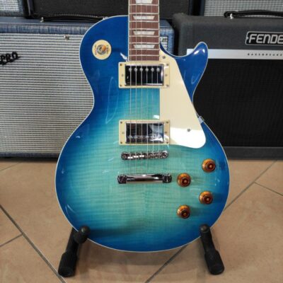 TOKAI LP Style Flame Ocean Blue Burst