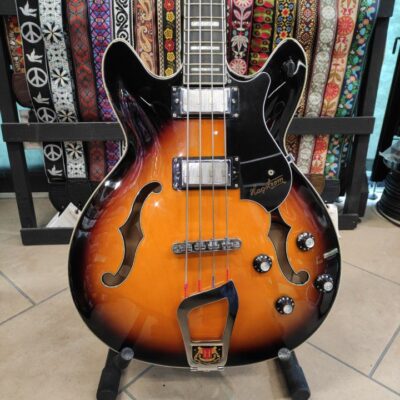 HAGSTROM Viking Short Scale Bass Tobacco Sunburst – USATO IN GARANZIA –